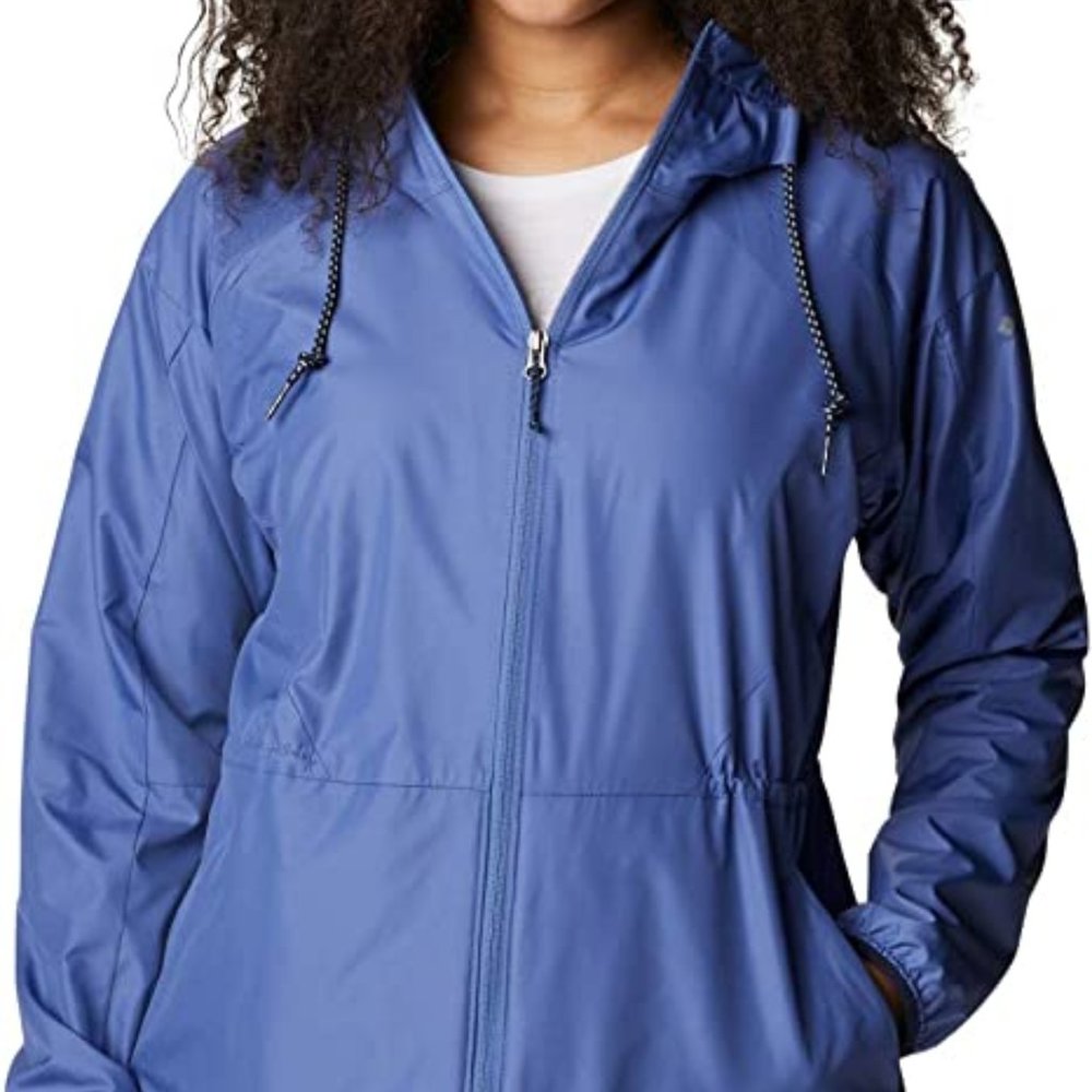 🆕 Columbia Women’s Side Hill Fleece Lined Windbreaker, Velvet Cove, Small, NWT